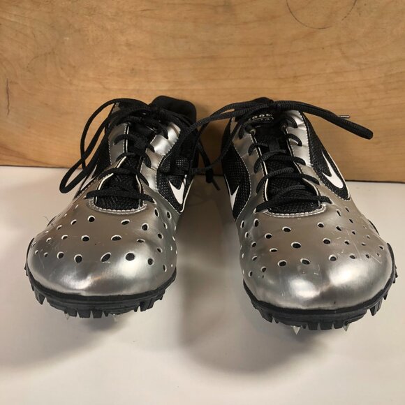 Nike Zoom Rival Bowerman Series Mens Size 10 Track Shoes 311894-011 Blk/Silver - Picture 4 of 13